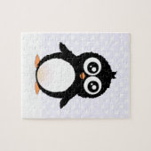 Niedlicher Penguin-Cartoon Puzzle (Horizontal)
