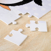 Niedlicher Penguin-Cartoon Puzzle (Seite)