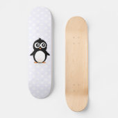Niedlicher Penguin-Cartoon Skateboard (Vorderseite)