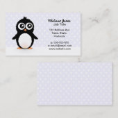 Niedlicher Penguin-Cartoon Visitenkarte (Vorne/Hinten)