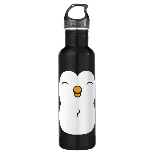 Niedlicher Penguin Edelstahlflasche (Vorderseite)