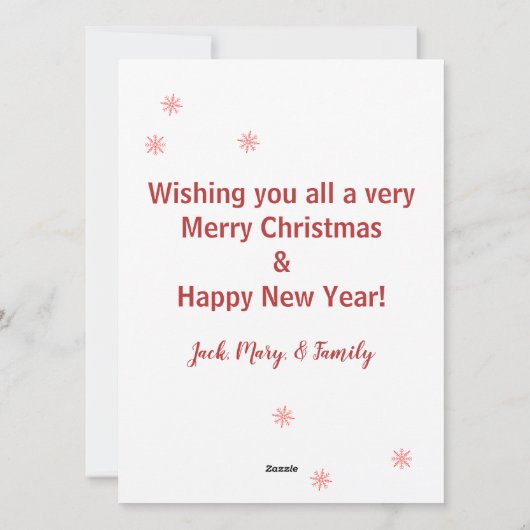 Niedlicher Penguin Frohe Weihnachten (Rückseite)