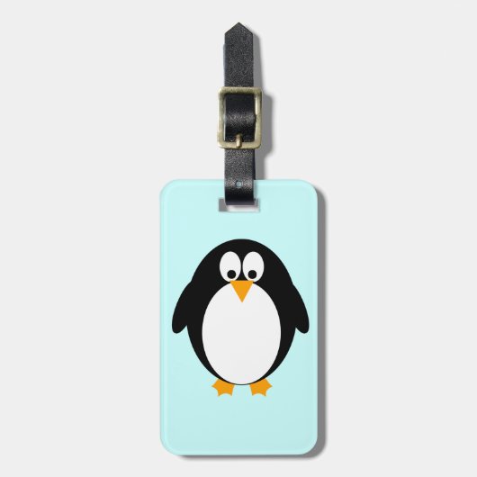 Niedlicher Penguin Gepäckanhänger (Vorderseite vertikal)