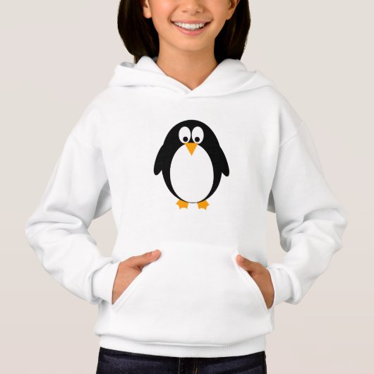 Niedlicher Penguin Hoodie (Vorderseite)