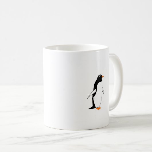 Niedlicher Penguin. Kaffeetasse (VorderseiteRechts)