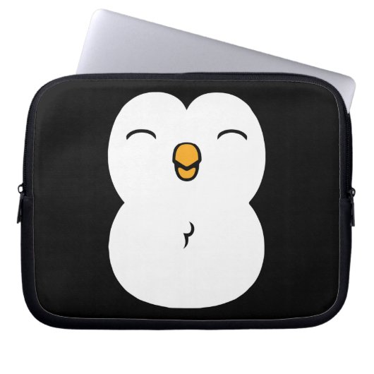 Niedlicher Penguin Laptopschutzhülle (Vorderseite)