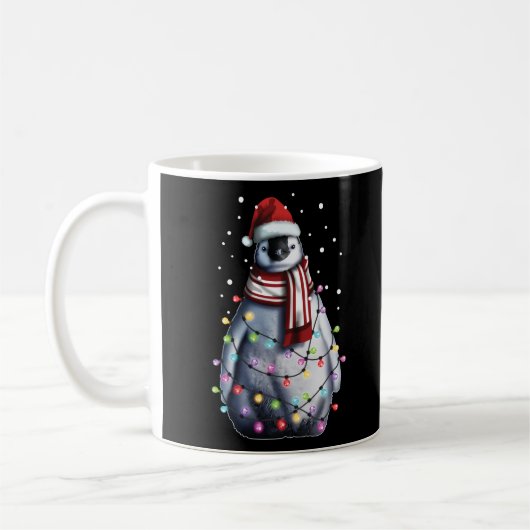 Niedlicher Penguin Lover Funny Christmas Weihnacht Kaffeetasse (Links)