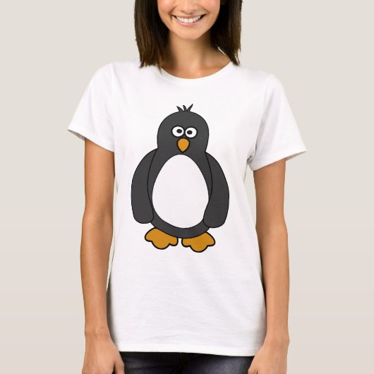 Niedlicher Penguin T-Shirt (Vorderseite)