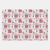 Niedlicher Penguin Weihnachten Geschenkpapier Set (Vorderseite 2)