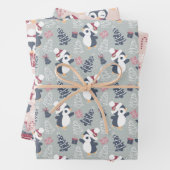 Niedlicher Penguin Weihnachten Geschenkpapier Set (Beispiel)