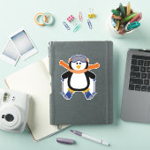 Niedlicher Penguin Weihnachten Kontakt Aufkleber (iPad Hülle)