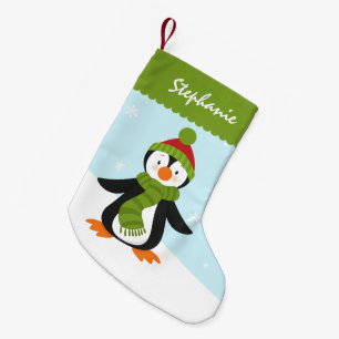Niedlicher Penguin-WeihnachtsStrumpf Kleiner Weihnachtsstrumpf