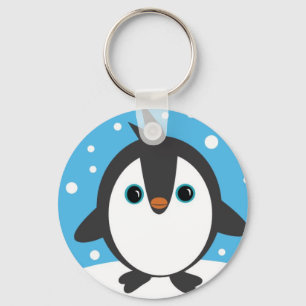 Niedlicher Penguinschlüsselring Schlüsselanhänger