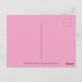 NIEDLICHER PEPPERMINIERPINKPUNKT UND SNOWGLOBE SNO POSTKARTE (Rückseite)