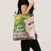 Niedlicher persischer Cat Flüchtige Blick Tasche (Von Nahem)