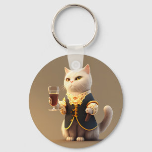Niedlicher Personal cat Diener, lustiger Diener Ki Schlüsselanhänger
