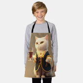 Niedlicher Personal cat Diener, lustiger Diener Ki Schürze (Getragen)