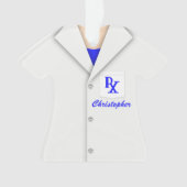 Niedlicher Personalisierter Apotheker Ornament (Vorderseite)