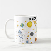 Niedlicher personalisierter bester Vater im Univer Kaffeetasse (Links)