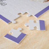 Niedlicher Personalisierter Borzoi Dog Jigsaw Puzz Puzzle (Seite)