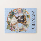 Niedlicher Personalisierter Boxer Dog Puzzle (Horizontal)