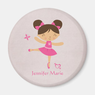 Niedlicher personalisierter brauner magnet