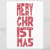 Niedlicher Personalisierter Brief des Weihnachtsma (Rückseite)