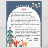 Niedlicher Personalisierter Brief des Weihnachtsma (Vorderseite)