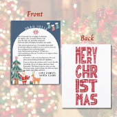 Niedlicher Personalisierter Brief des Weihnachtsma