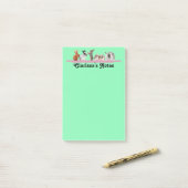 Niedlicher Personalisierter Bunny Stationery Stick Post-it Klebezettel (Auf Schreibtisch)