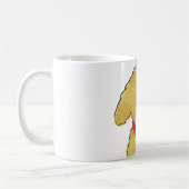 Niedlicher Personalisierter Cartoon Goldendoodle W Kaffeetasse (Links)