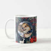 niedlicher personalisierter Ferienhund Fotos Kaffeetasse (Links)