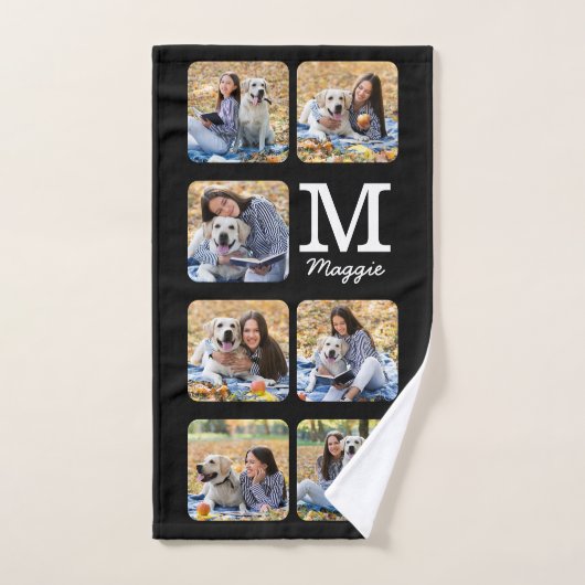 Niedlicher Personalisierter Fotolackensammler Badhandtuch Set (Handtuch)