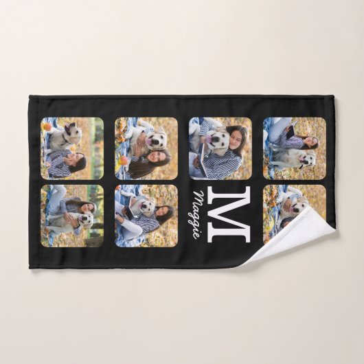 Niedlicher Personalisierter Fotolackensammler Badhandtuch Set (Handtuch)