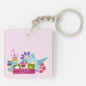 Niedlicher Personalisierter Gartenschlüssel Schlüsselanhänger (Rückseite)