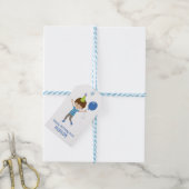 Niedlicher Personalisierter Geburtstagskind Geschenkanhänger (Mit Garn)