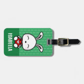 Niedlicher Personalisierter Gepäckträger Gepäckanhänger (Vorderseite horizontal)