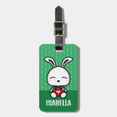 Niedlicher Personalisierter Gepäckträger Gepäckanhänger (Vorderseite vertikal)