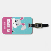 Niedlicher Personalisierter Gepäckträger Gepäckanhänger (Vorderseite horizontal)