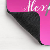 Niedlicher Personalisierter Glitzer Mousepad (Ecke)