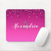 Niedlicher Personalisierter Glitzer Mousepad (Mit Mouse)