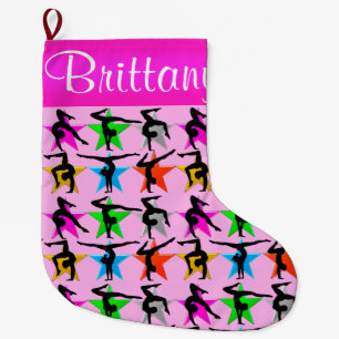NIEDLICHER PERSONALISIERTER GYMNASTICS CHRISTMAS-S GROßER WEIHNACHTSSTRUMPF