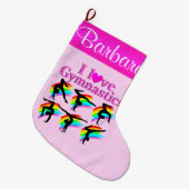 NIEDLICHER PERSONALISIERTER GYMNASTICS CHRISTMAS-S GROßER WEIHNACHTSSTRUMPF (Vorderansicht (hängend))