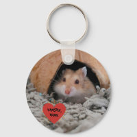 Niedlicher personalisierter Hamster und Besitzer v