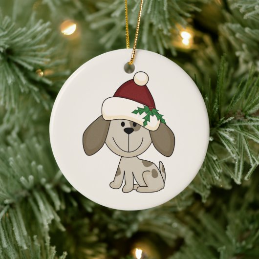 Niedlicher Personalisierter Hund Weihnachtsschmuck (Baum)
