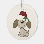 Niedlicher Personalisierter Hund Weihnachtsschmuck (Links)