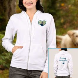 Niedlicher Personalisierter Hund zu Fuß Buddy Hear Hoodie