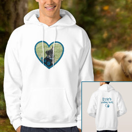 Niedlicher Personalisierter Hund zu Fuß Buddy Hear Hoodie