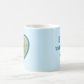 Niedlicher Personalisierter Hund zu Fuß Buddy Hear Kaffeetasse (Mittel)