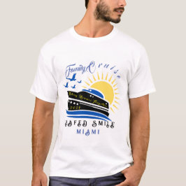 Niedlicher Personalisierter Kreuzfahrtschiff Famil T-Shirt
